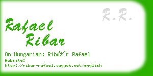 rafael ribar business card